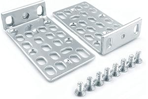 RW RoutersWholesale-Kit de Montaje en Bastidor 1RU Compatible con Cisco al por Mayor para Cisco Catalyst Interruptores, RCKMNT-1RU=