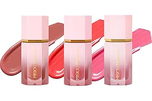 KTOULER 3 Stück Blush Stick Blush Make-up, Natürliches Aussehen,Leicht,Blush Cream Langanhaltende Feuchtigkeitsspendende,Flüssige Rouge Beauty Wand für Frauen