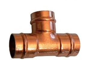 PRIMAFLOW 15mm Solder Ring Equal Tee - Bag of 5