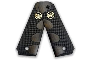 ZIB GRIPS Manopole Zib, Manopole 1911, Colt Classical, Accessori 1911, Manopole 1911 Ambi Safety Cut, Misura intera 1911, per Ruger, Colt, Kimber, Taurus, Remington e ampiamente adatta ai modelli 1911