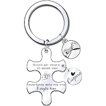 JRZDFXS Regalo Cugino Portachiavi regalo cugino regalo cugino compleanno regalo cugino maschio regalo cugino speciale Cugino Regali per Cugino Regali Natale Cugino (1