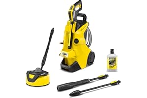 Kärcher K 4 Power Control Flex Home Pressure Washer Maximum Pressure 130 Bar Premium Flex Hose with Home Kit Yellow