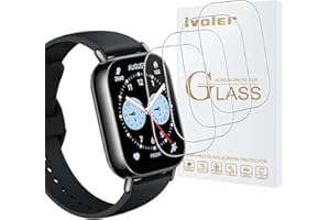 ‎IVOLER ivoler Zestaw 4 folii ochronnych ze szkła hartowanego do Xiaomi Redmi Watch 5 Lite (nie do Redmi Watch 5), bardzo wytrzymałe szkło 9H, odporne na zarysowania, HD przezroczyste, bez pęcherzyków