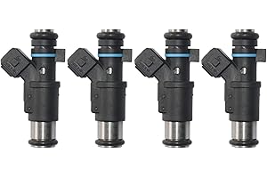 Bisenya 4pcs inyector de combustible 1984.E0 1984E0 Compatible con 1.4 Berlingo C2 C3 S-A-><-O Xsara 1007 206 306 307 Partner 0280156357 348001 01F002A FI1042