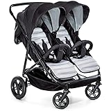 double buggy with footmuff