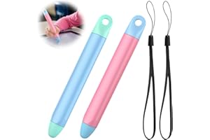 FANXAOLNES 2 Stylets pour Enfants pour Écran Tactile, Stylet Capacitif pour Tablette Smartphone Appareil Éducatif, Crayon Tactile pour Kids Tablette Dessin Écriture Apprentissage