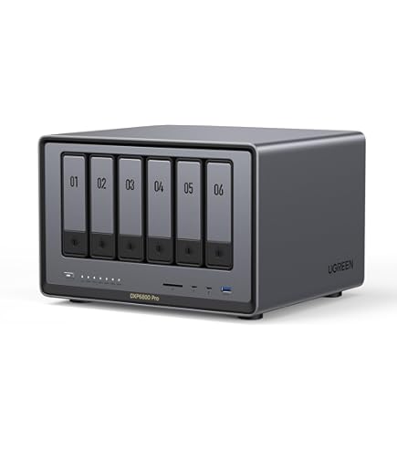 新品未開封⭐︎UGREEN NASync DXP4800 Plus 4-Bay UGREEN 4ベイ NASストレージ - 136TB超大容量と高速10GbE転送