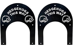 Selections Hedgehog Highway Metal Fence Gates Wildlife Path Access Walkway - Pack of 2