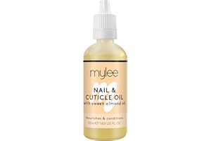 Mylee Olio per Unghie e Cuticole alle Mandorle Dolci 50ml – Olio Balsamo Profondamente Idratante e Nutriente, Formula non Grassa e Senza Residui, Non Unge, Delicatamente Profumato