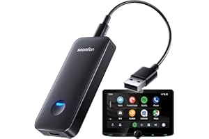 Adaptador CarPlay Android Auto Inalambrico 2 En 1 - SOOMFON Adapter Apple Carplay Inalámbrico Android Auto Wireless para Coche con Cable CarPlay y Android Auto(2016-2023), para VW, Toyota, Kia y Más