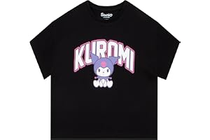 Hello Kitty t-shirt för flickor, Boxy kortärmad barnt-shirt, rosa sommartopp för flickor