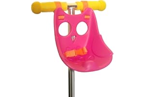 ‎SCOOTAHEADZ Scootaheadz - Scooter Sitz für Kuscheltiere - Kinder Puppensitz für Scooter, Fahrräder und Laufräder: Kinder Roller und Fahrrad Zubehör - Eulendesign - Pink