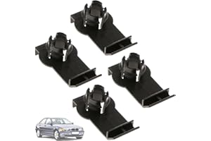 Twowinds - Clip Elevalunas 51338254781 Compatible con BMW E46 323i 325i 325xi 328i 330i 330xi (1997-2006) E53 X5 (1999-2006) - Puerta Delantera Izquierda, Derecha - Regulador Ventanilla (4 piezas)
