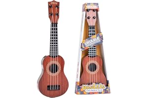 CRETVESTSAR Ukulele for Kids 4 String Toddler Guitar Toy with Classic Wood Grain Musical Instrument for Preschoolers Kindergarten Kids Ukulele Gift for Child Musicians Ages 3-6 (Classic Wood Grain)
