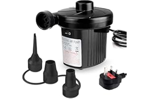 misognare Electric Air Pump Camping Inflatable Air Pump 150w High Power Inflator Deflator Pump for Air Mattress, Pool Toys