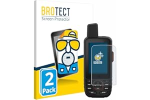 BROTECT Protector Pantalla Anti-Reflejos para Garmin GPSMAP 66i (2 Unidades) Película Mate Anti-Huellas