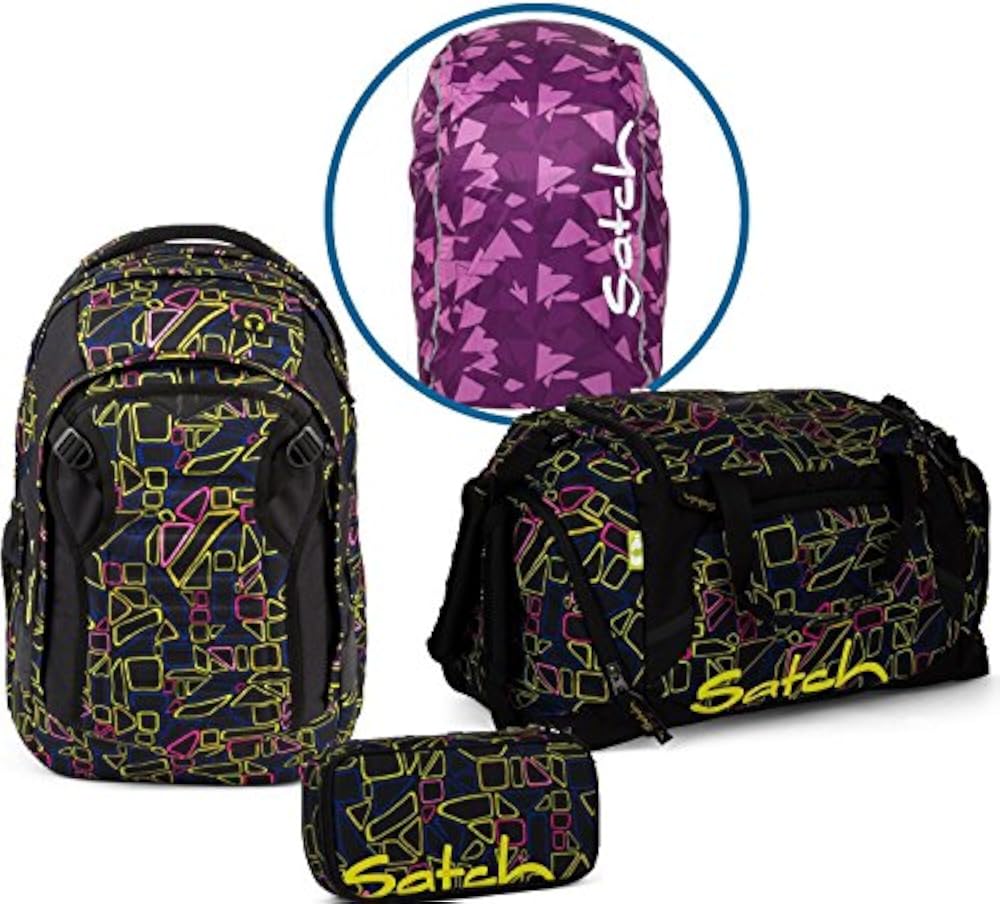 Satch Schulrucksack-Set 4-TLG Match 