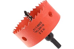 Dribotway 83mm 3-1/4'' Hole Saw, Bi-Metal Hole Saw Drill Bit High Speed Steel, Cutting Circular Holes, for Wood and Metal, Can Easily Drill Wood, Plastic, Plywood, Thin Metal