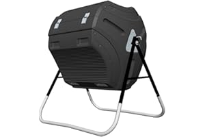 Lifetime 304 Litri (80 Litri) Compost Tumbler – Nero