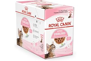 ROYAL CANIN Royal Sacchetto Sterilizzato Del Gattino Del Gattino Reale Reale Reale Gelatina - 85 Gr