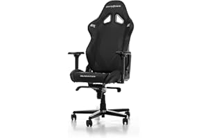 DXRacer (l'originale Gladiator G001 Sedia Gaming, Ecopelle, Nero, Fino a 200 cm