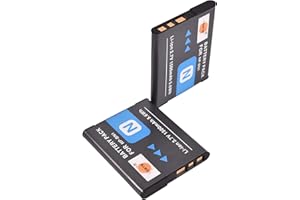 DSTE 2-Pack Rechange Batterie pour Sony NP-BN1 Cyber-shot DSC-W510 DSC-W515PS DSC-W500 DSC-W520 DSC-W530 DSC-W550 DSC-W560 DSC-W570 DSC-W580 DSC-W610 DSC-WX30 DSC-WX50 DSC-WX70 DSC-WX80 DSC-WX150