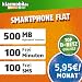 Produktbild Klarmobil Smartphone Flat M mit 1 GB Internet Flat max. 21,6 MBit/s, 100 Frei-Minuten in alle deutschen Netze, EU-Roaming, 24 Monate Laufzeit, monatlich nur 4,99 EUR, Triple-Sim-Karten