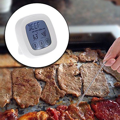 Gazechimp Digital Touchscreen Fleisch Grillen BBQ Thermometer mit Alarmfunktion - 5