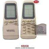HLL TEKNOLOJİ Vestel Klima Kumanda Kr0530 Bej