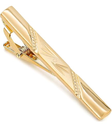 Herren Krawattenclip / Krawattennadel – 5,5 Cm, Silber/gold, Aus Metalllegierung