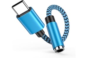 GIGREEN Adapter USB C auf Klinke,USB Typ C auf 3,5 mm Kopfhörer Adapter für Samsung Galaxy S24 Ultra/S23 FE/S22/A55/A54/A35/A15/A14,Typ C Aux Audio Klinke Adapter für iphone 15 pro,Google Pixel 8a/8/7, Xiaomi