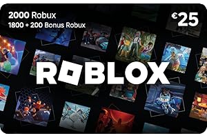 Tarjeta regalo de Roblox - 2,000 Robux [ordenador, móvil, tableta, Xbox One, Oculus Rift o HTC Vive]