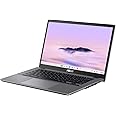ASUS Chromebook Plus CX34 Laptop, 14" Display (1920x1080), Intel® Core™ i3-1215U Processor, 8GB RAM, 256GB UFS Storage, ChromeOS, Grey, CX3402CBA-PQ0202