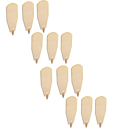 Lot De 6 Bougeoirs De Rechange Pour Pyramide De Noël BRUBAKER - Supports Bougies Bois Pour 30, 45 Et 60 Cm
