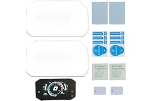 VXIWSCY Cruscotto Proteggi Pellicola Protettiva Per Strumenti Moto Per BMW R1250GS (2018+) / R1300GS (2024+), Pellicola Anti-Riflesso, Ultra Trasparente, Kit Di 2 Protezioni Facili Da Applicare