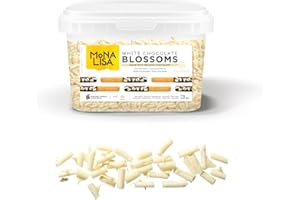 SEPHRA Callebaut - Fiori di Monna Lisa (riccioli di cioccolato bianco, vaschetta da 1 kg)