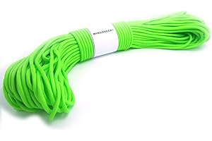 WINGONEER 550 Paracord Mil Spec Type III 7 Strand Parachute Cord 100 Feet