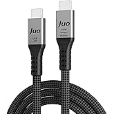 Juo USB 4.0 240W 40Gbps Thunderbolt 4 8K 60Hz USB-C G&ouml;r&uuml;nt&uuml; Aktarım ve Type-C Hızlı Şarj ve Data Kablosu 2 Metre