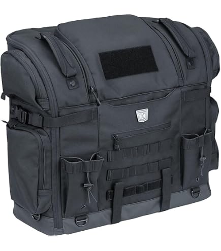 Motorrad-Hundetragetasche Für Harley, Can Am & Mehr – Haustiertasche Bis 9 Kg, Wasserfest, Mit Sicherheitsgurt (50,8x33x38,1 Cm)