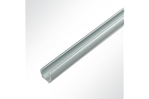 ‎LYSEL LYSEL® Kederschiene Kederleiste Kederprofil 11,72x13mm eloxiert 1m 90° Grau Ø10mm für Keder 6,5-9,00mm