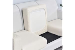 WEJOY Sofa Sitzkissenbezug, Stretch Sitzkissenschutz, Elastischer Kissenbezüge, Husse Überzug Bezug Für Sofa Sitzkissen, rutschfest Stoff Tartan