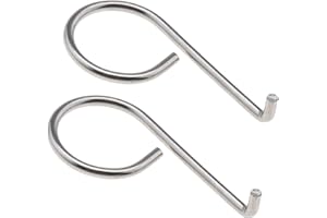 GENERIC 2pcs Wheel Center Lug Nut Cover Bolt Cap Removal Dismantle Tool Hook Stainless Steel 6X0012243