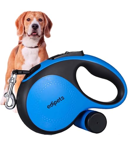 The Worthy Dog Hundeleine Mit Strasssteinen – 1,5 M Länge, 2,5 Cm Breite, Blau | Nylon Mit Schlaufengriff