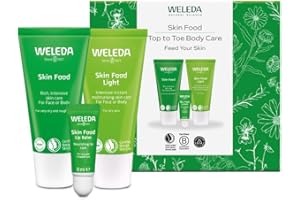Weleda Skin Food Top to Toe Gift Set, Skin Care Set - Skin Food Original 30ml, Light 30ml & Lip Balm, for Women & Men, Multiple Uses, 100% Certified Natural, Organic