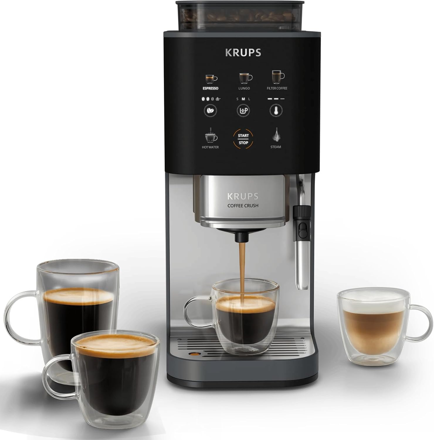 Qualité de Fabrication & Durabilité : KRUPS - Coffee Crush Edition Machine à Café U