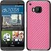 Produktbild PhoneNatic Case für HTC One M9 Hülle pink Carbonoptik Hard-case + 2 Schutzfolien