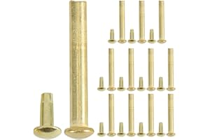 Holibanna 12 Piezas de Remaches de Reparación para Abanicos Plegables Accesorios de Remaches Metálicos Duraderos Kit de Herramientas para Bricolaje