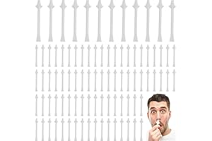 HCYANGZHANG Nasenhaar Wachs 100 StüCk Nasenhaarentferner, Nasenhaar Wachs Applikatoren Natural Nasal Hair Removal For Nasal Wax, Haarentfernungssets FüR MäNner Und Frauen Sind Einfach Und Schnell