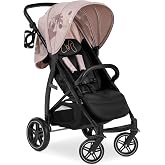 hauck Buggy Rapid 4D, doğumdan itibaren 22 kg'a kadar &ccedil;ocuklar i&ccedil;in uzanma fonksiyonlu, lastik tekerlekli, bardak tutucu, UPF