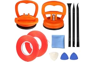 YCD 11-teiliges Set für die Reparatur von Bildschirmen,Hochleistungssaugnapf, Abreißwerkzeug, Handy-Reparaturband,geeignet für iPhone,iPad,iMac,MacBook,Laptop und andere LCD-Bildschirmöffnungswerkzeuge